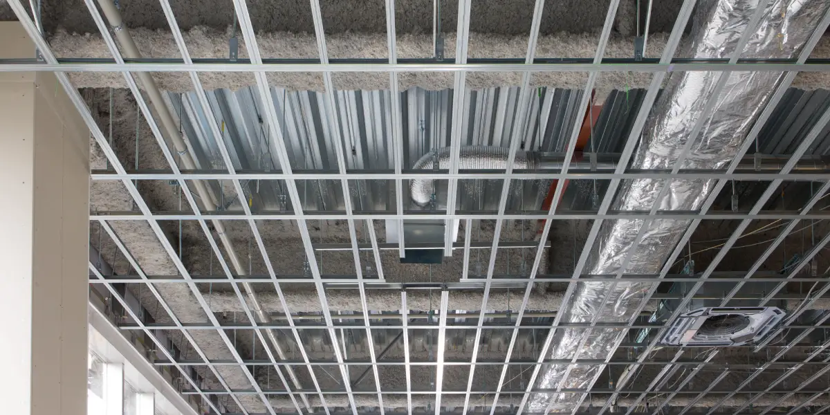 Daiken Ceiling grid Construction Method for Buildings and Stores